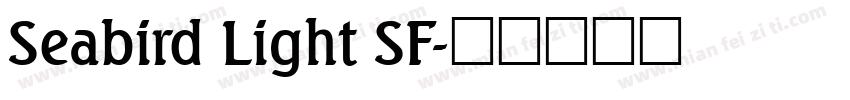 Seabird Light SF字体转换